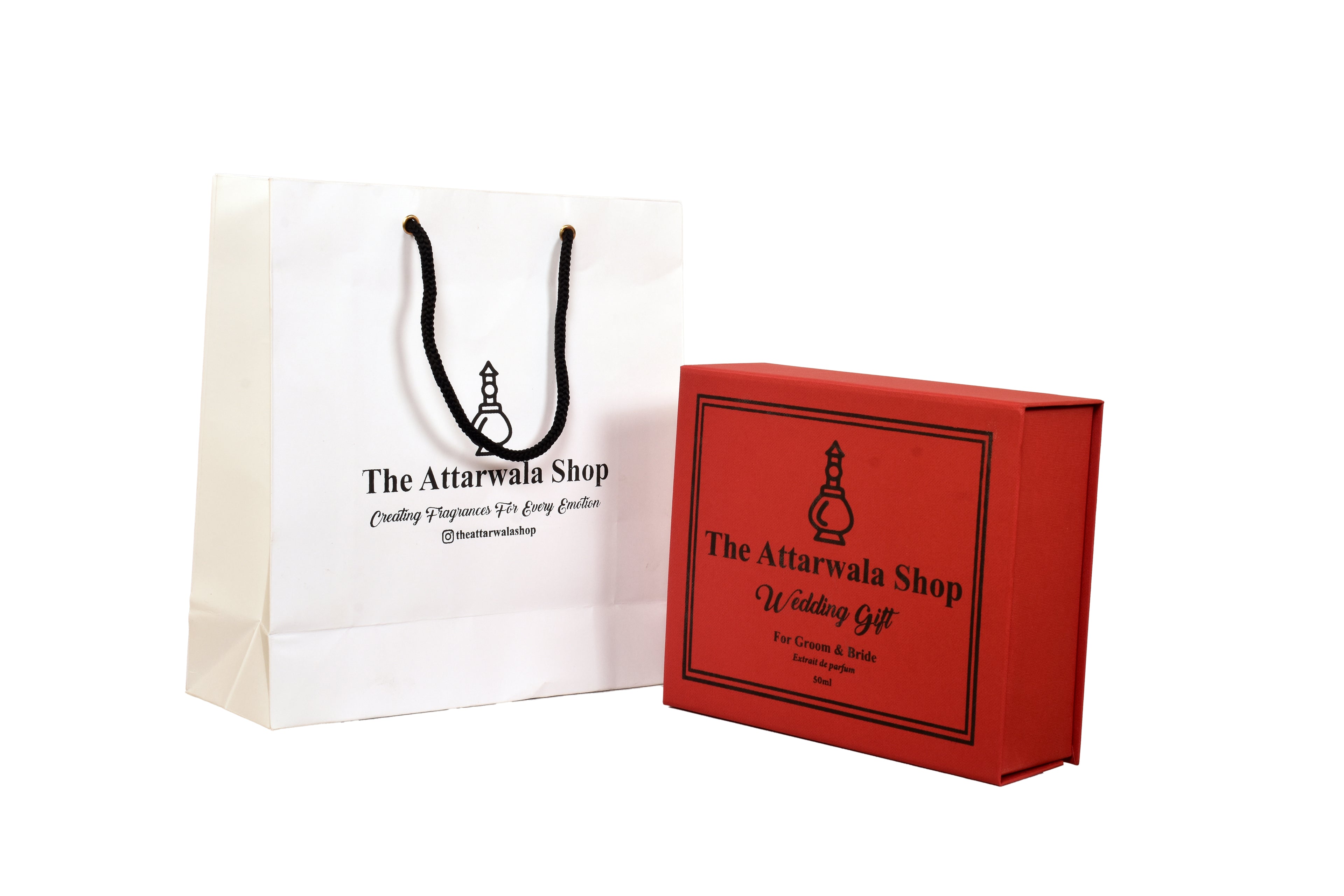 "Premium Bride & Groom Attar Gift Set - Perfect Wedding Favor"